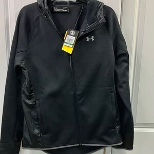 NWT - Under Armour Black Zip-Up Jacket